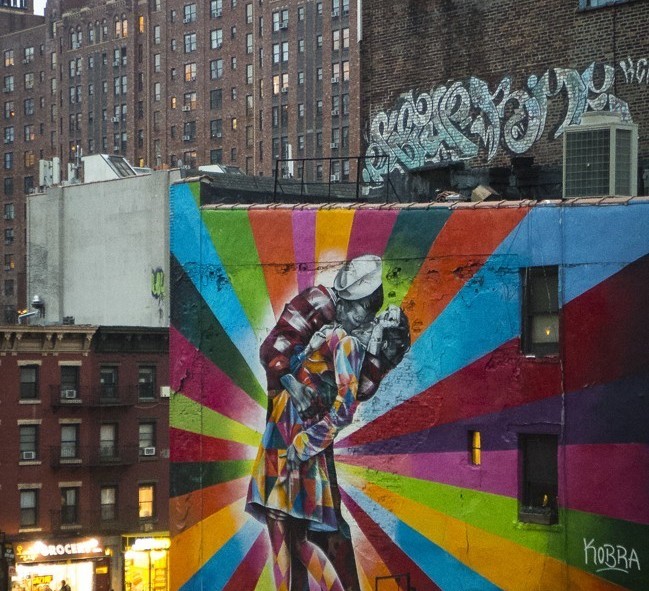 Un des nombreux graffitis fétiches de New York