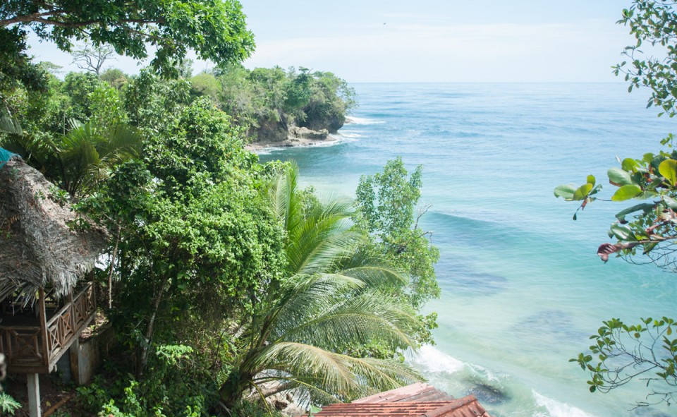 Bocas Del Toro. La vue depuis la terrasse de l'hôtel
