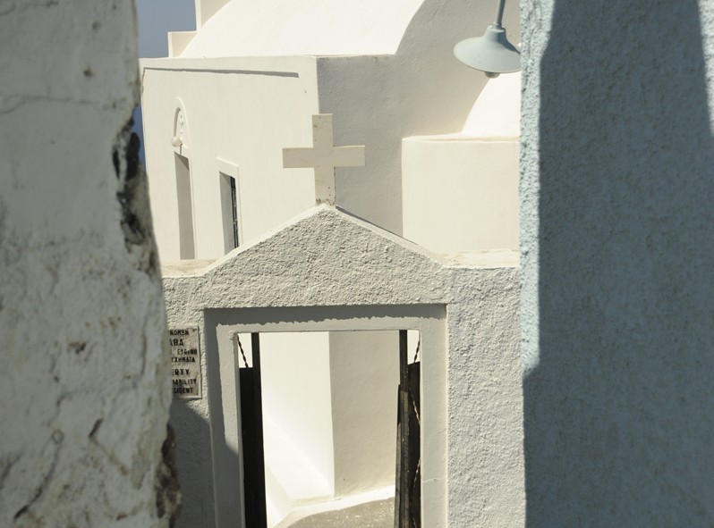 Les nombreuses ruelles de Santorini
