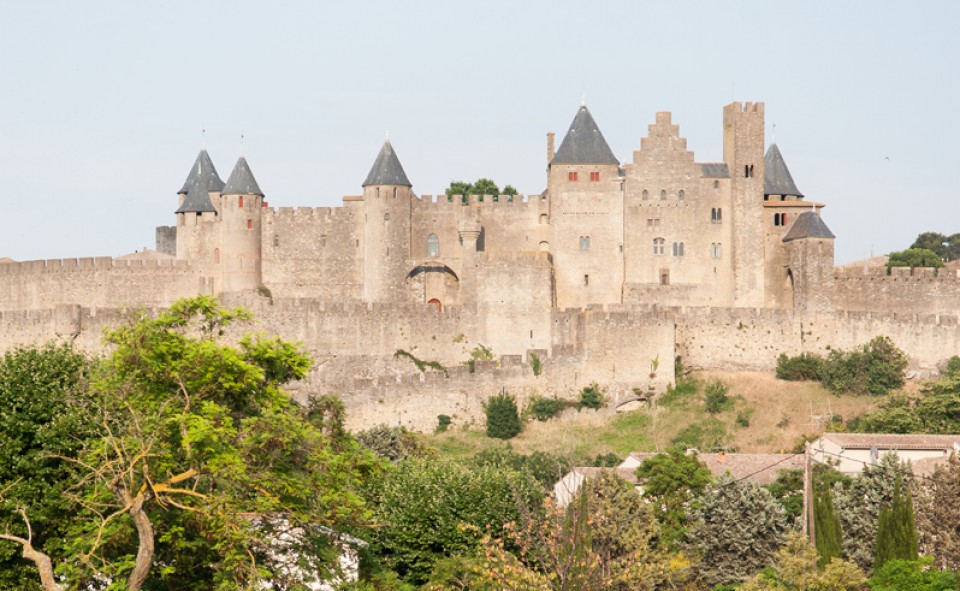 Carcassonne, la cité, la touristique, immanquablement à voir