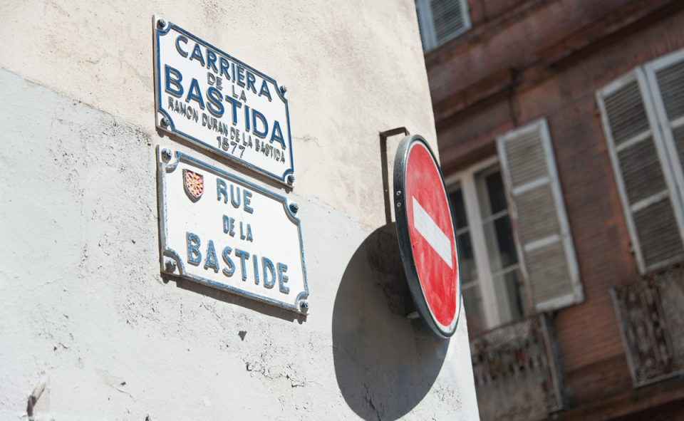 Photos des vieilles ruelles de la ville de Toulouse en France